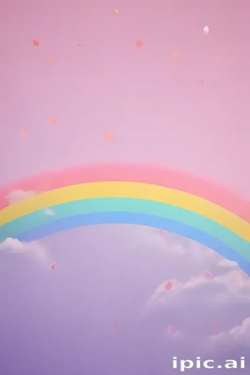 pastel rainbow aesthetic wallpaper