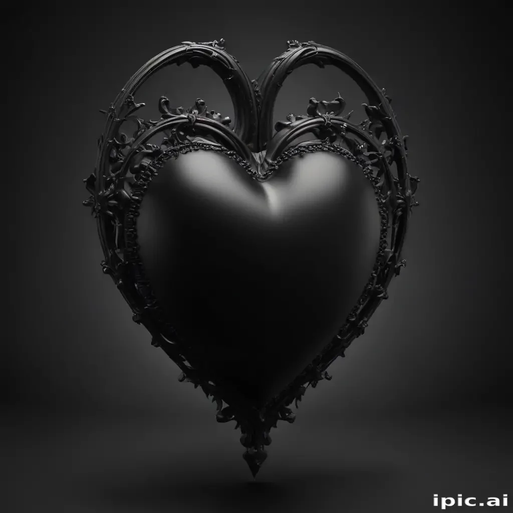 black heart pic