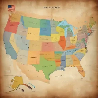 map of usa states
