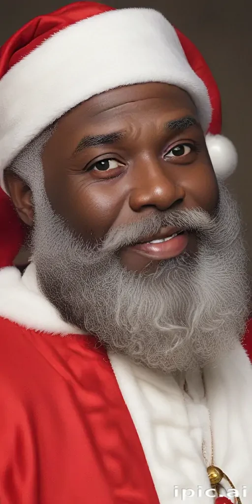 image of black santa