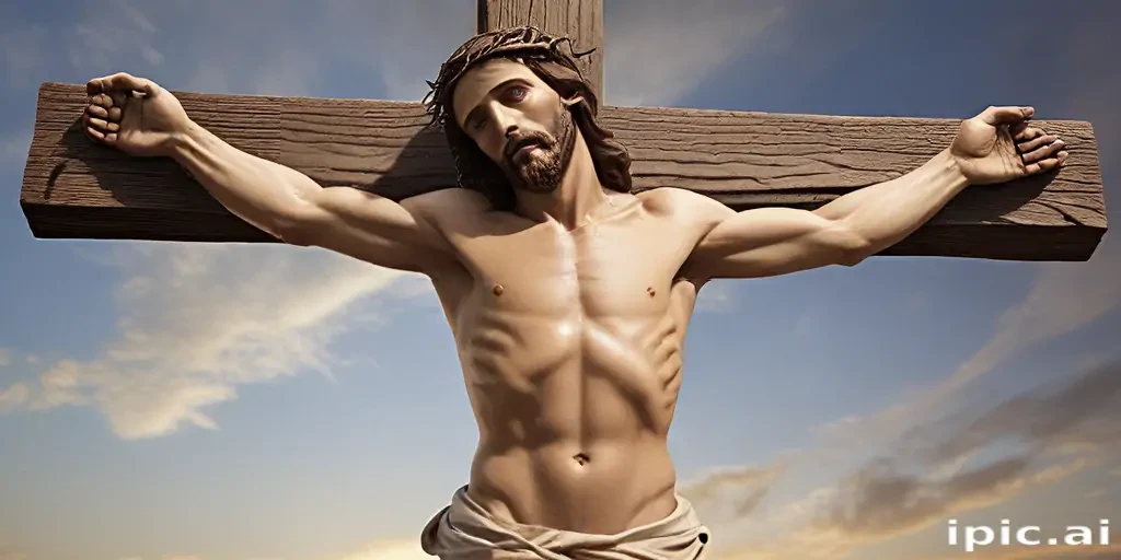 jesus on the cross picture