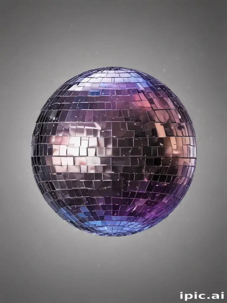 transparent background disco ball png