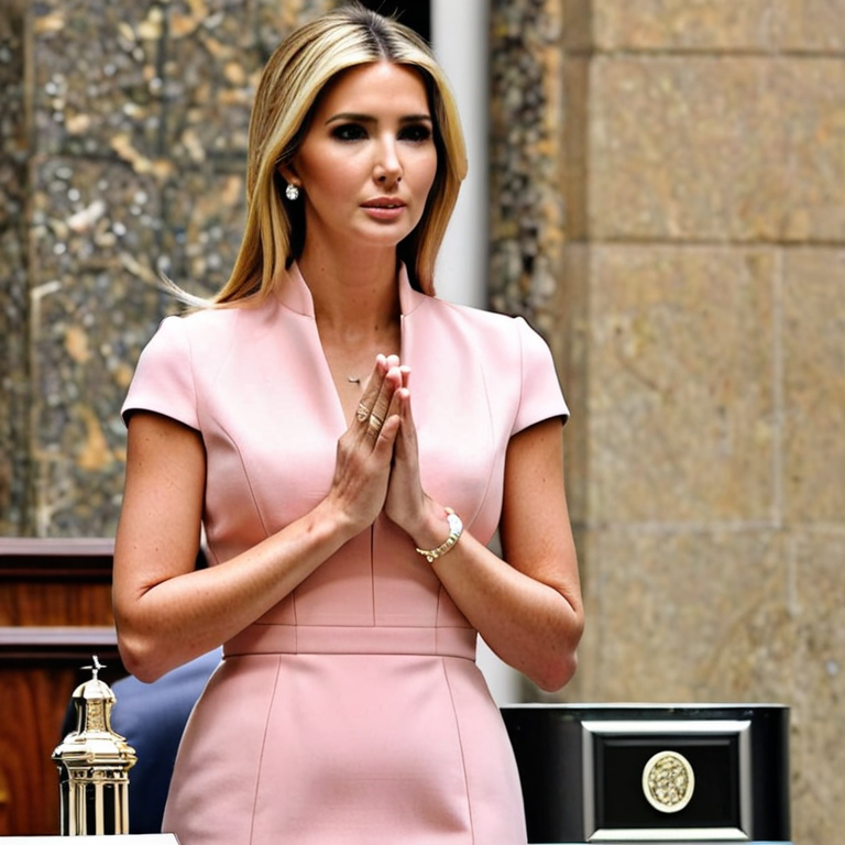 Ivanka pink outlet dress