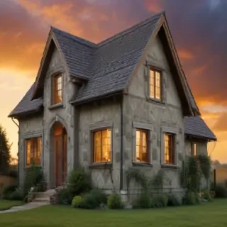 background of a house