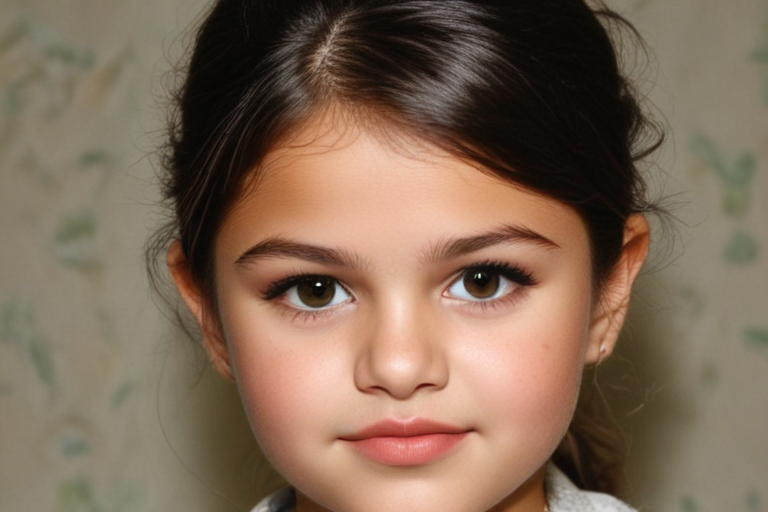 selena gomez as a child