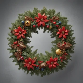 christmas wreath transparent
