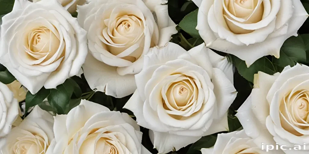 white roses png