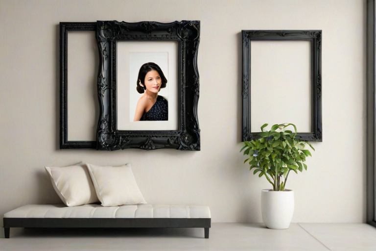 black picture frame png