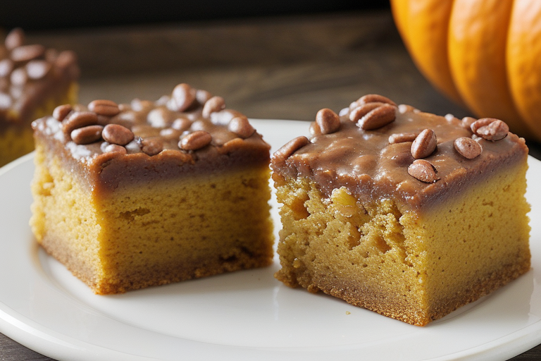 pumpkin and cake mix bars