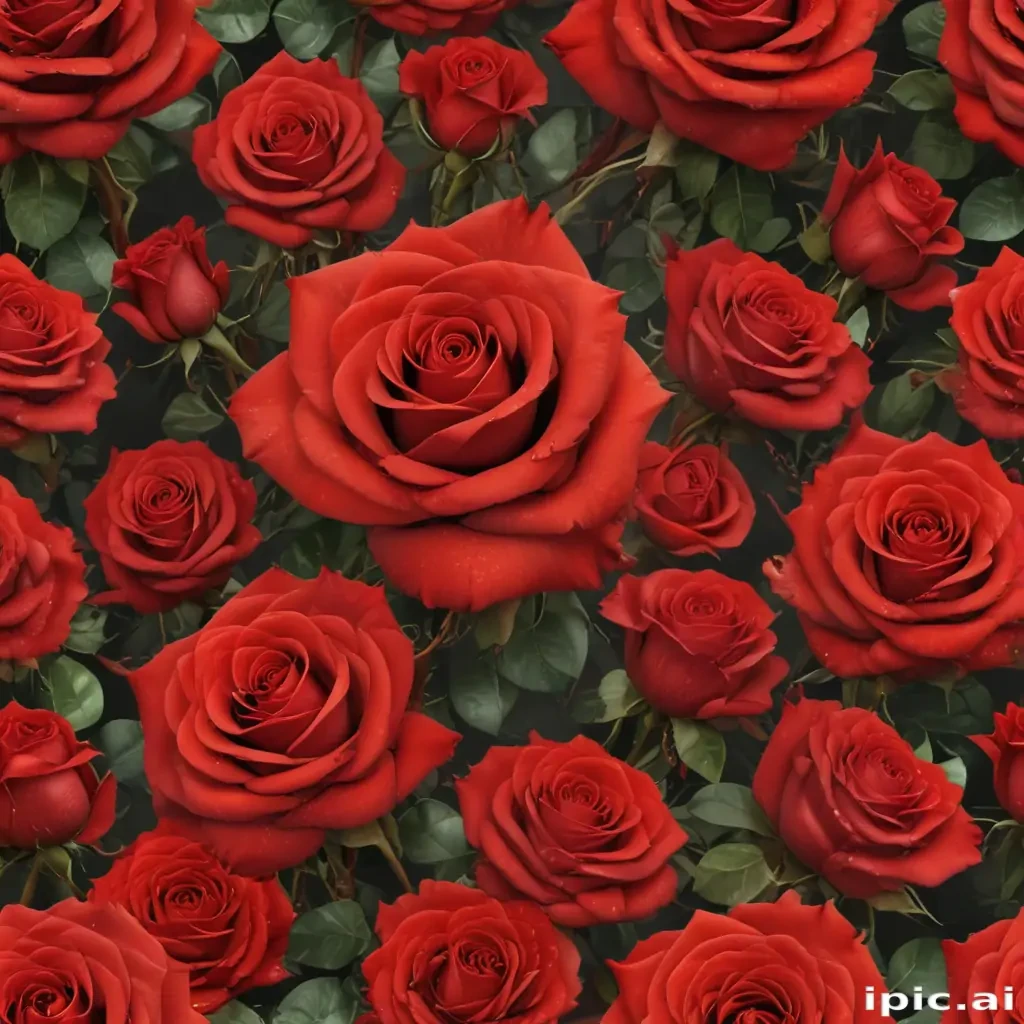 red rose background