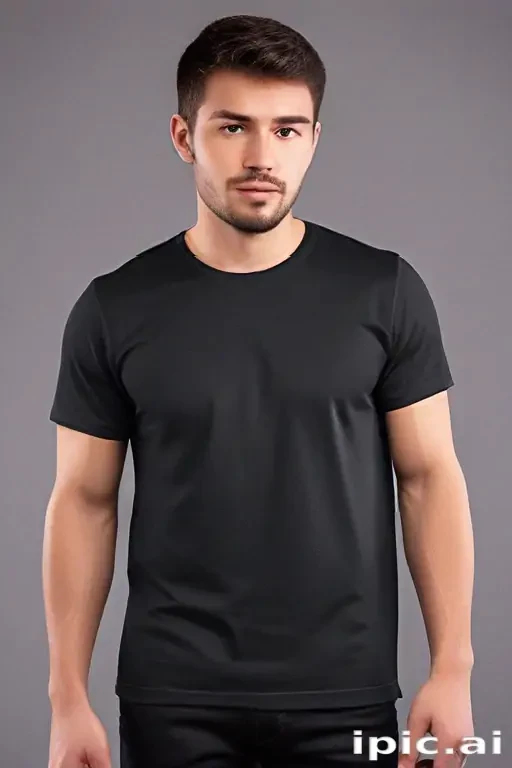 black mockup shirt