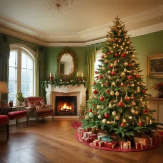 christmas wallpaper green
