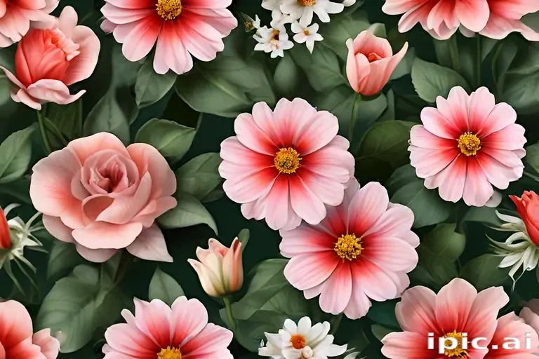 realistic flowers png