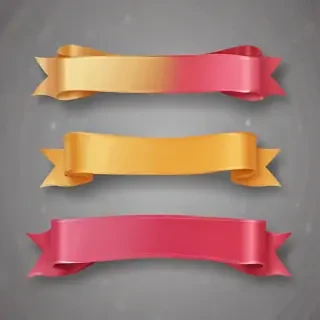 ribbon banners