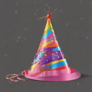transparent background birthday hat