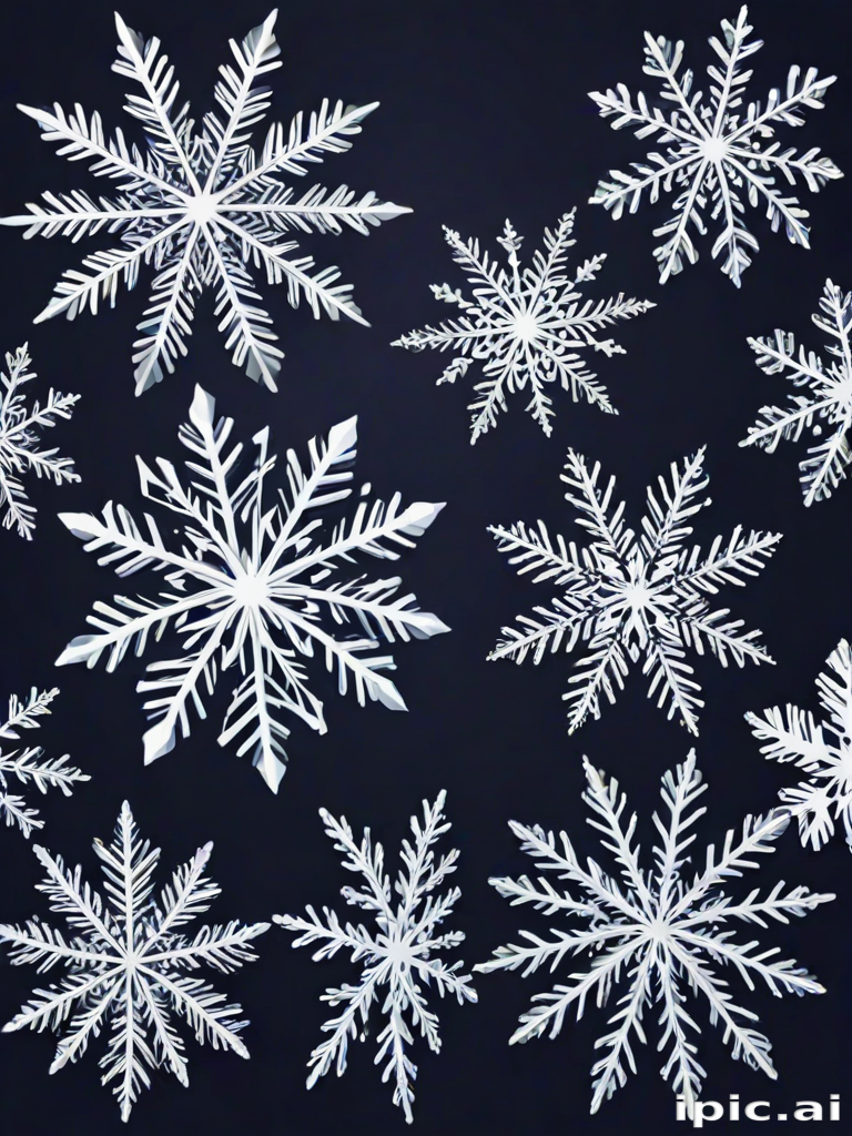 png snowflakes