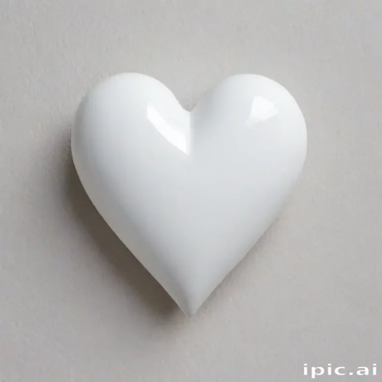 white heart