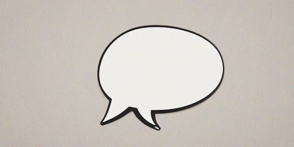 speech bubble