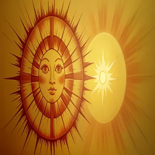 aesthetic sun drawing