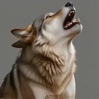 wolf howl png