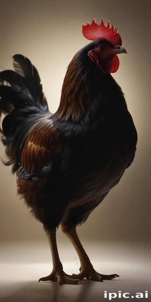 silhouette of a chicken