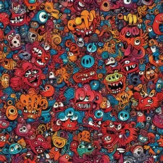 crazy background