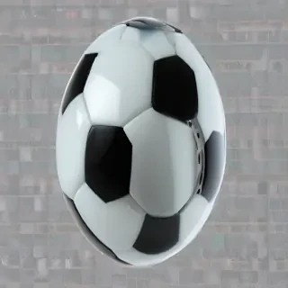 transparent soccer ball