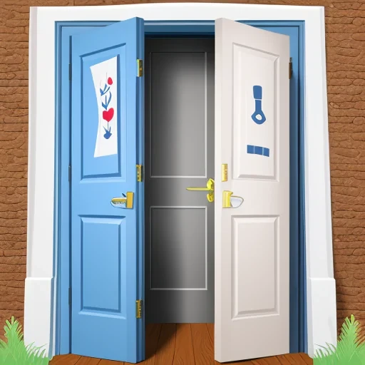 open door clip art