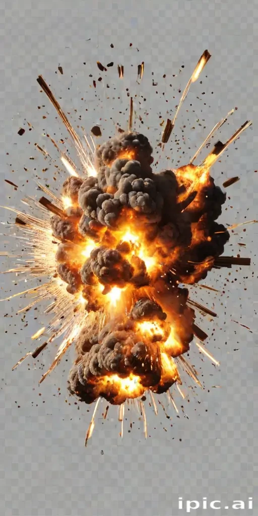 explosion transparent background