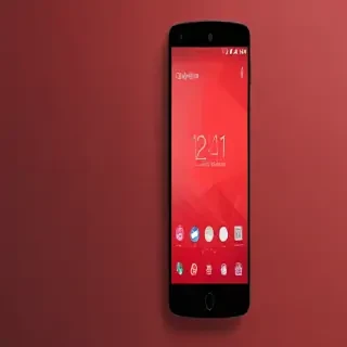 red lockscreen