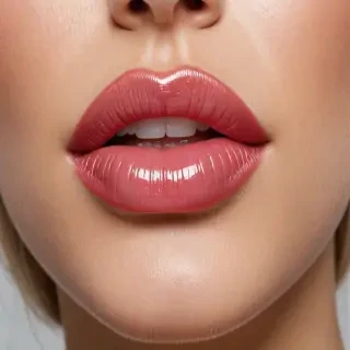 transparent lips