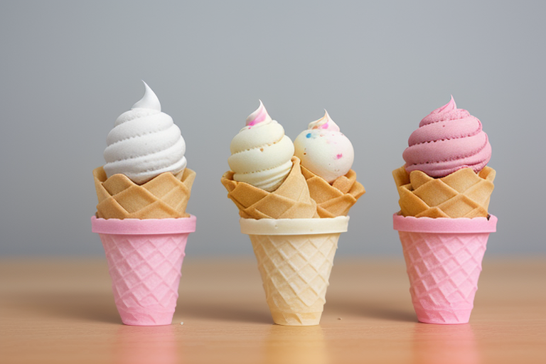 mini ice cream wafer cones