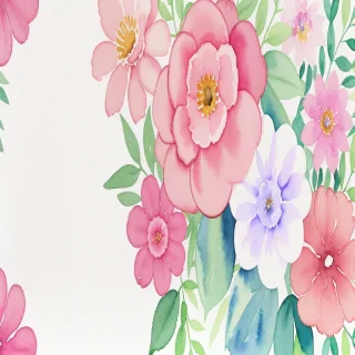 watercolor flower background