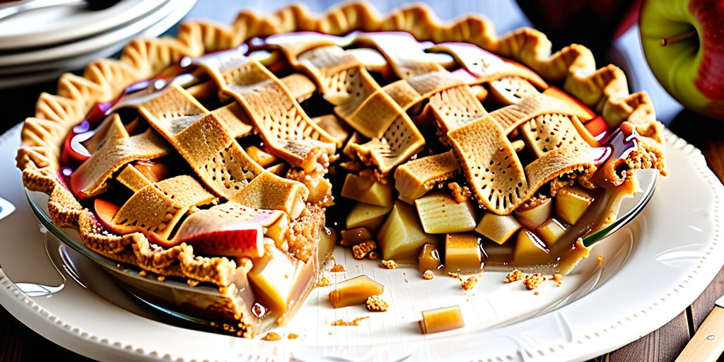 apple pie with graham cracker crust