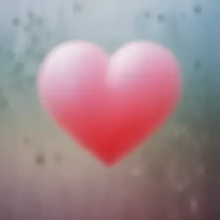 blurred heart