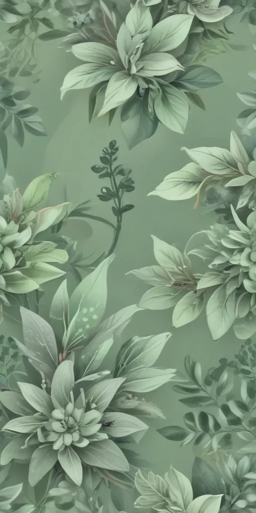 sage green wallpaper iphone
