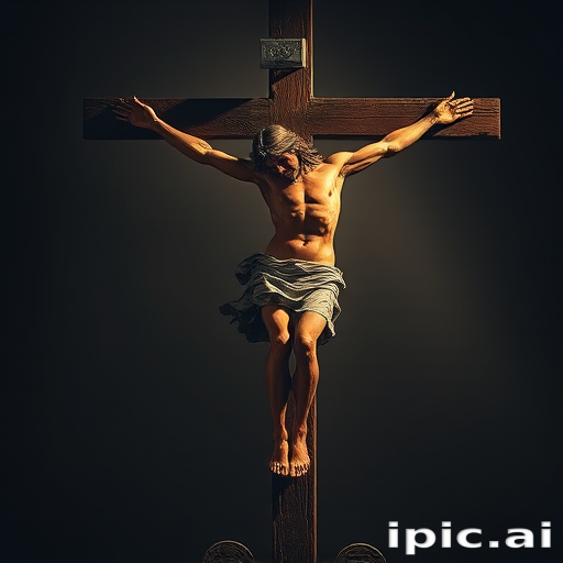 pics of jesus on the cross