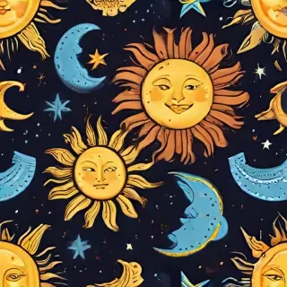 sun and moon