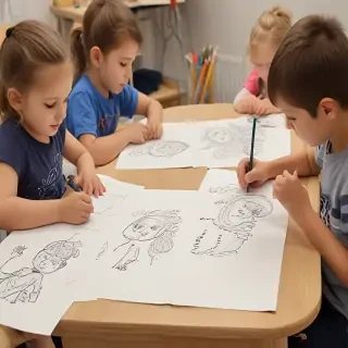 kids drawing
