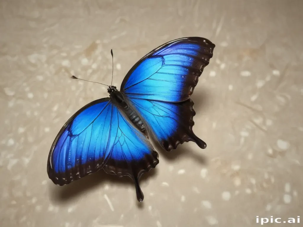 blue morpho butterfly