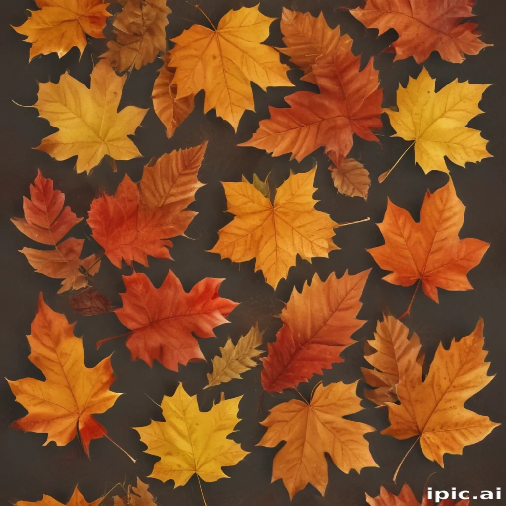 fall leaves png transparent