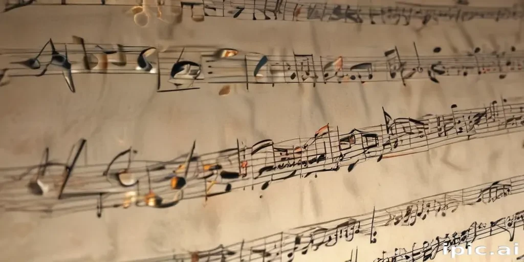 music notes transparent