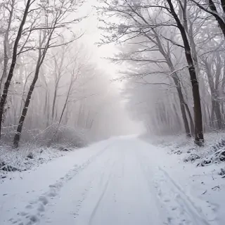 winter zoom background