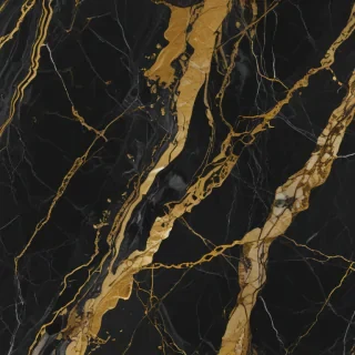 black and gold marble
