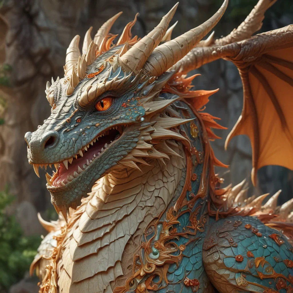 cartoon of a dragon
