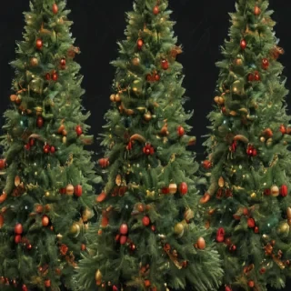 christmas trees transparent background