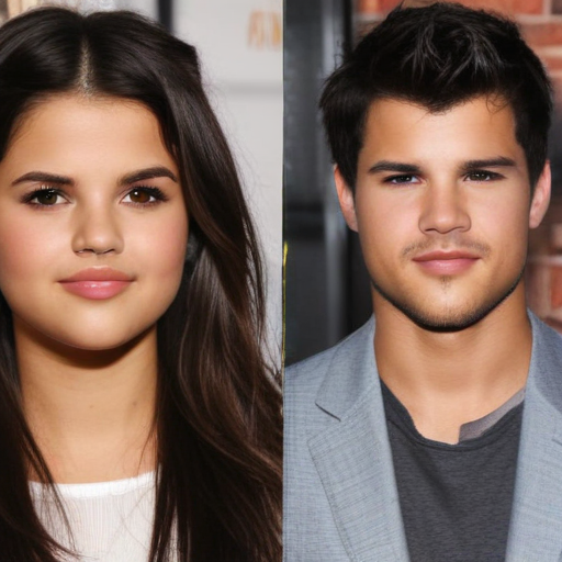 taylor lautner selena gomez