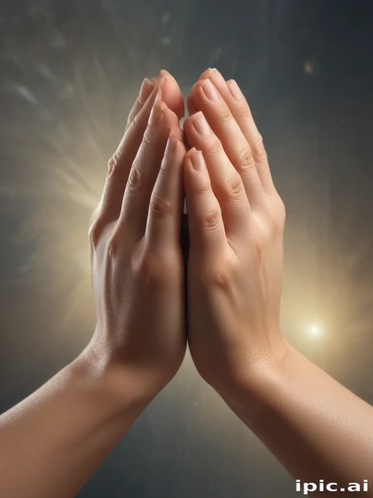 pray hands png