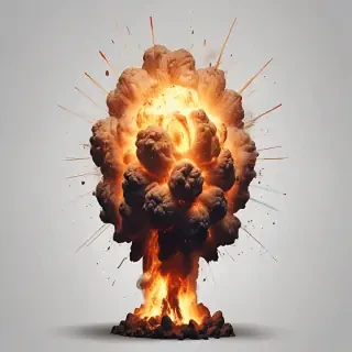 explosion transparent png