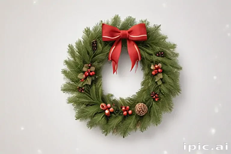 christmas wreath transparent